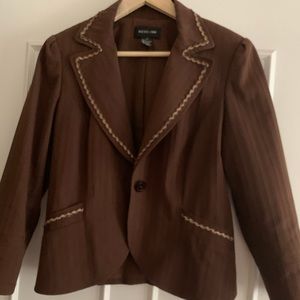 Brown Blazer top